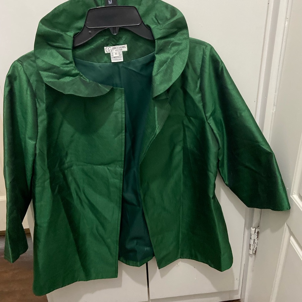 Grace Chuang Ruffle Collared Jacket